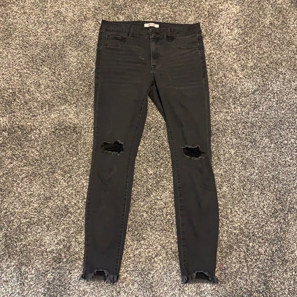 Refuge Black skinny jeans